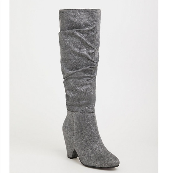 wide width slouch boots